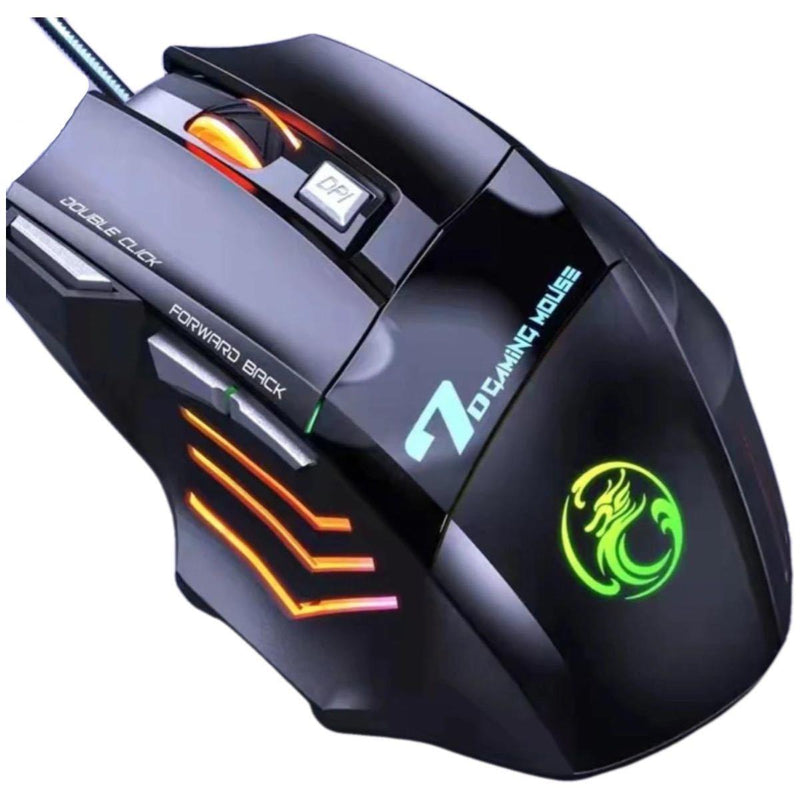 Souris Gamer Fil 3600dpi USB LED